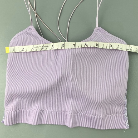 True by Rue 21 Lilac Purple Stretch Lace Bralette Spaghetti Straps - Picture 7 of 12
